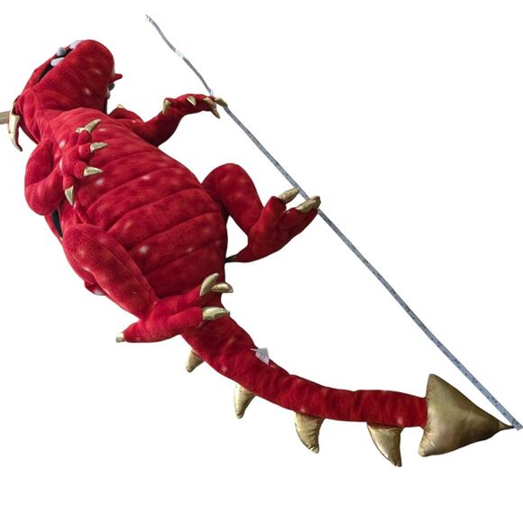 Puppet Company Red Gold Dragon Jumbo Dragon Plush - Picture 12 of 14